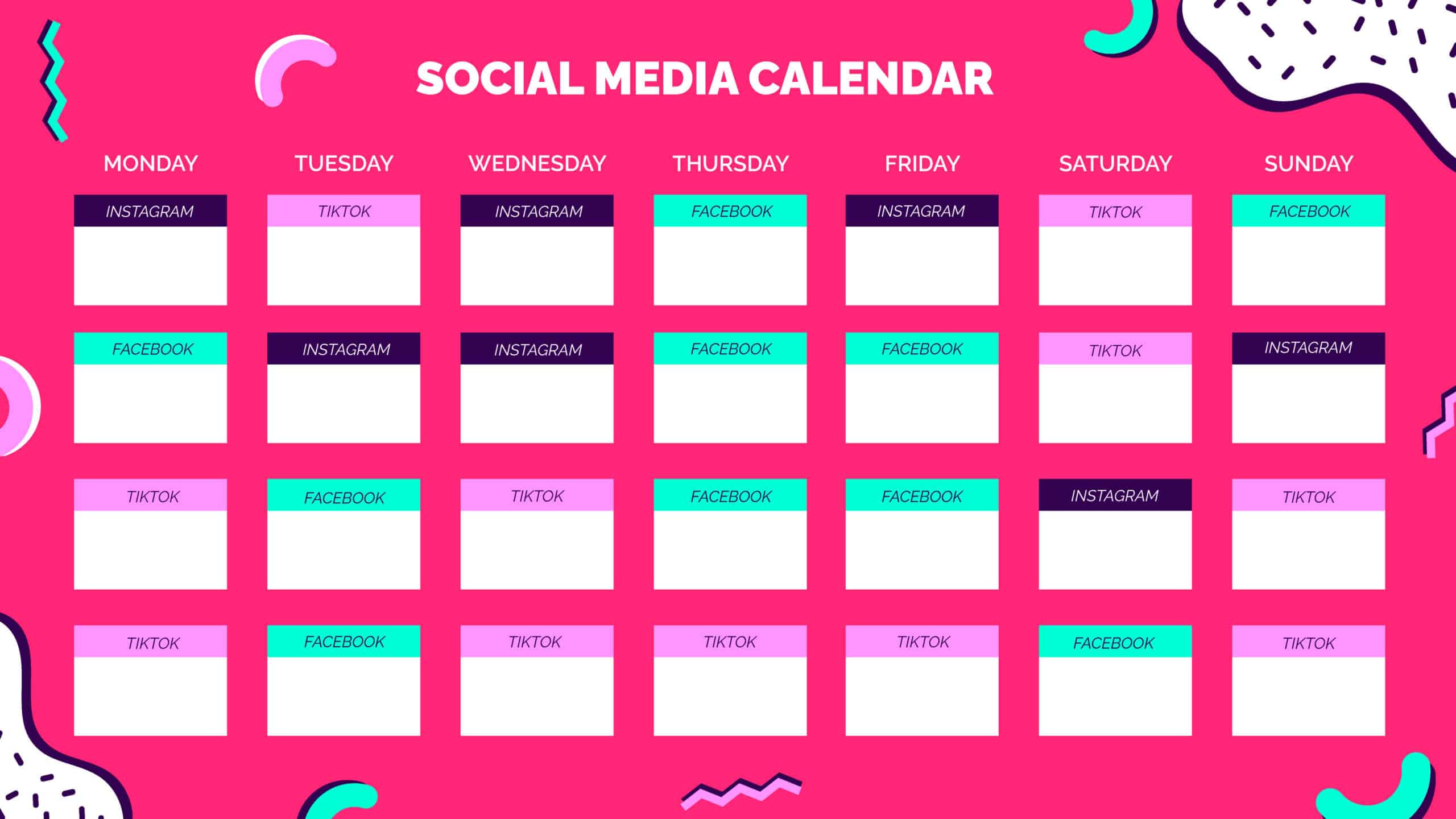 schedule post social media