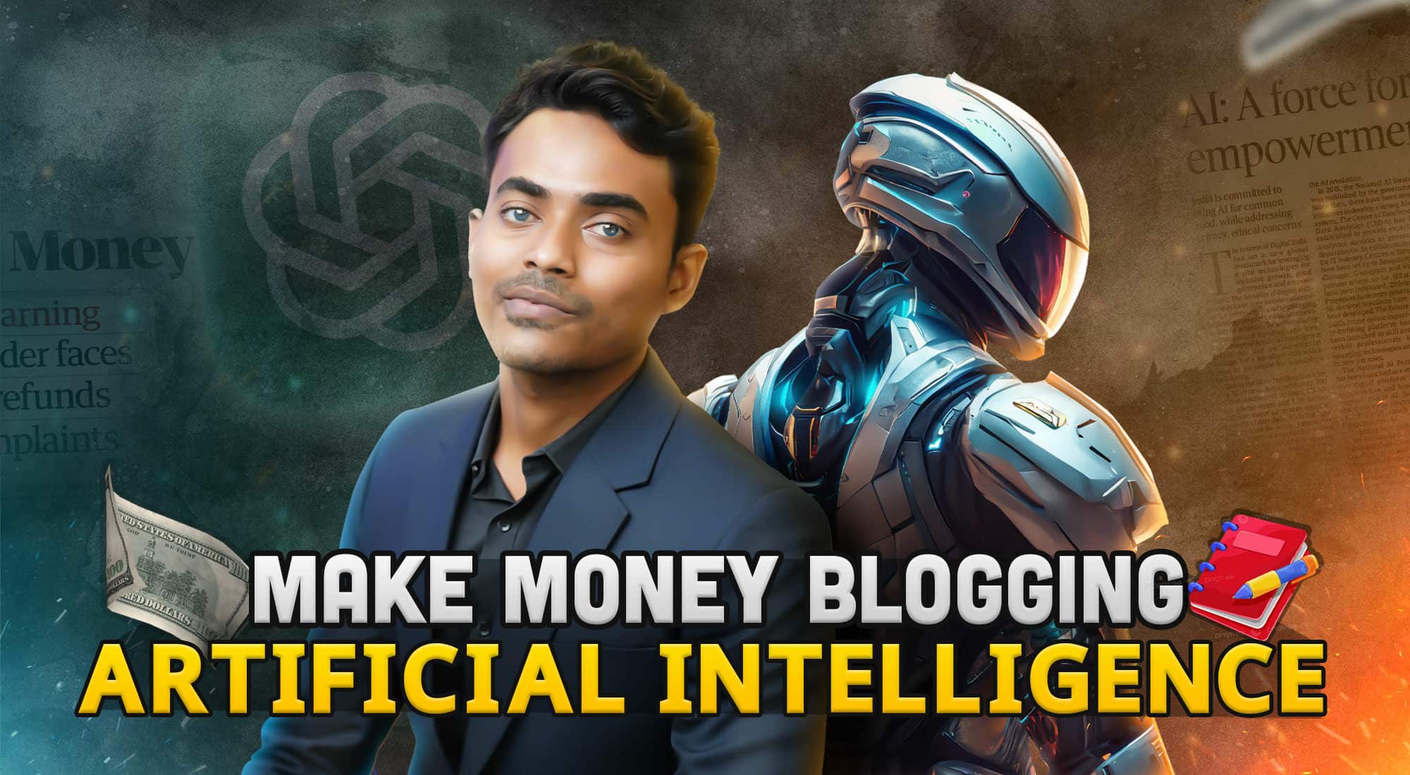 Blogging with Artificial Intelligence (AI): Earn 70,000 Tk / Month